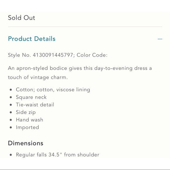 Anthropologie Ingalls Tie-Waist Dress Size 16 NWT (peach) - Picture 9 of 10